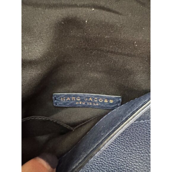 Marc Jacobs Empire City Mini Pebbled Leather Messenger Bag Guitar Strap - Picture 8 of 10